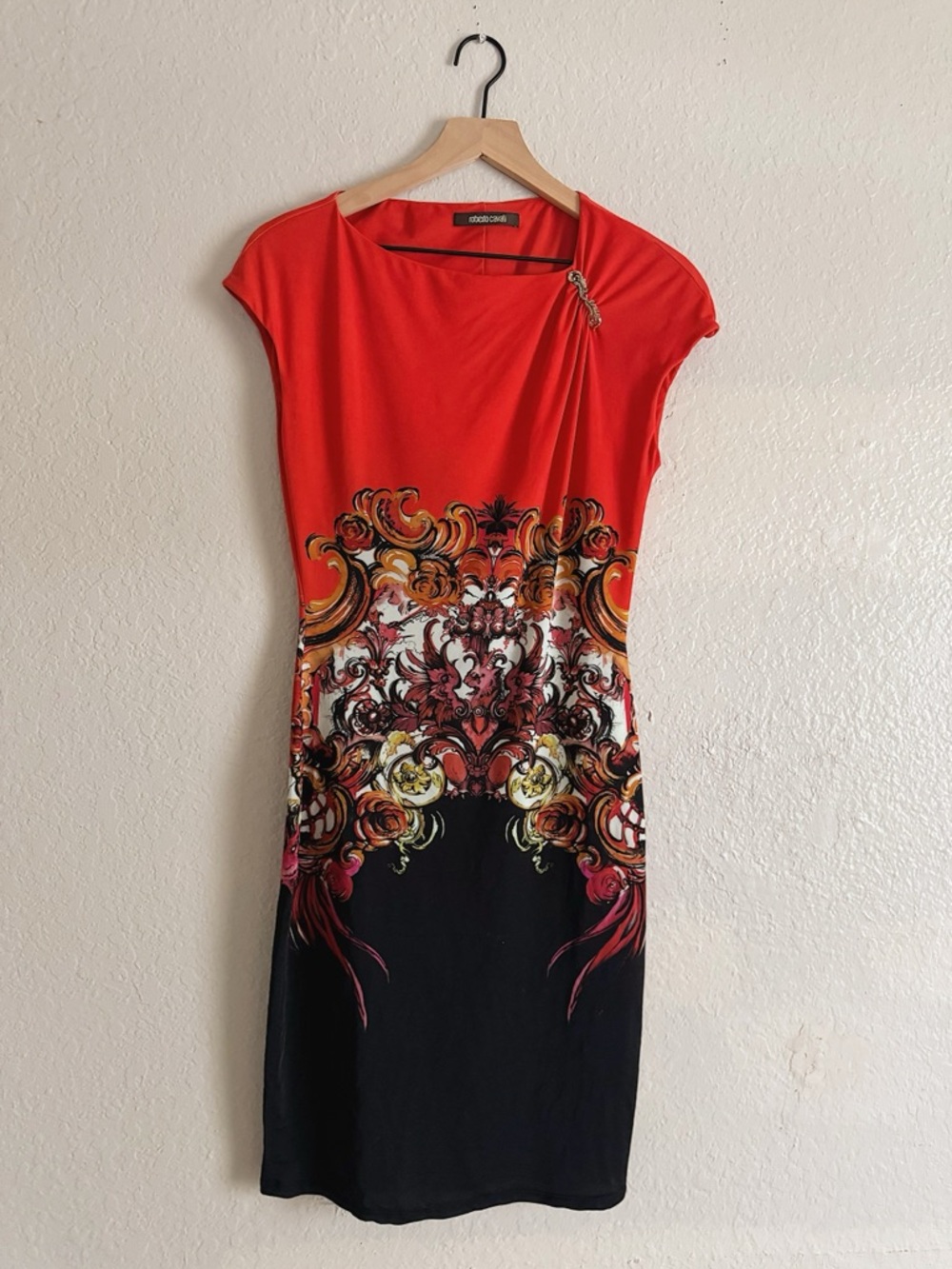 Y2K Roberto Cavalli Printed Mini Dress